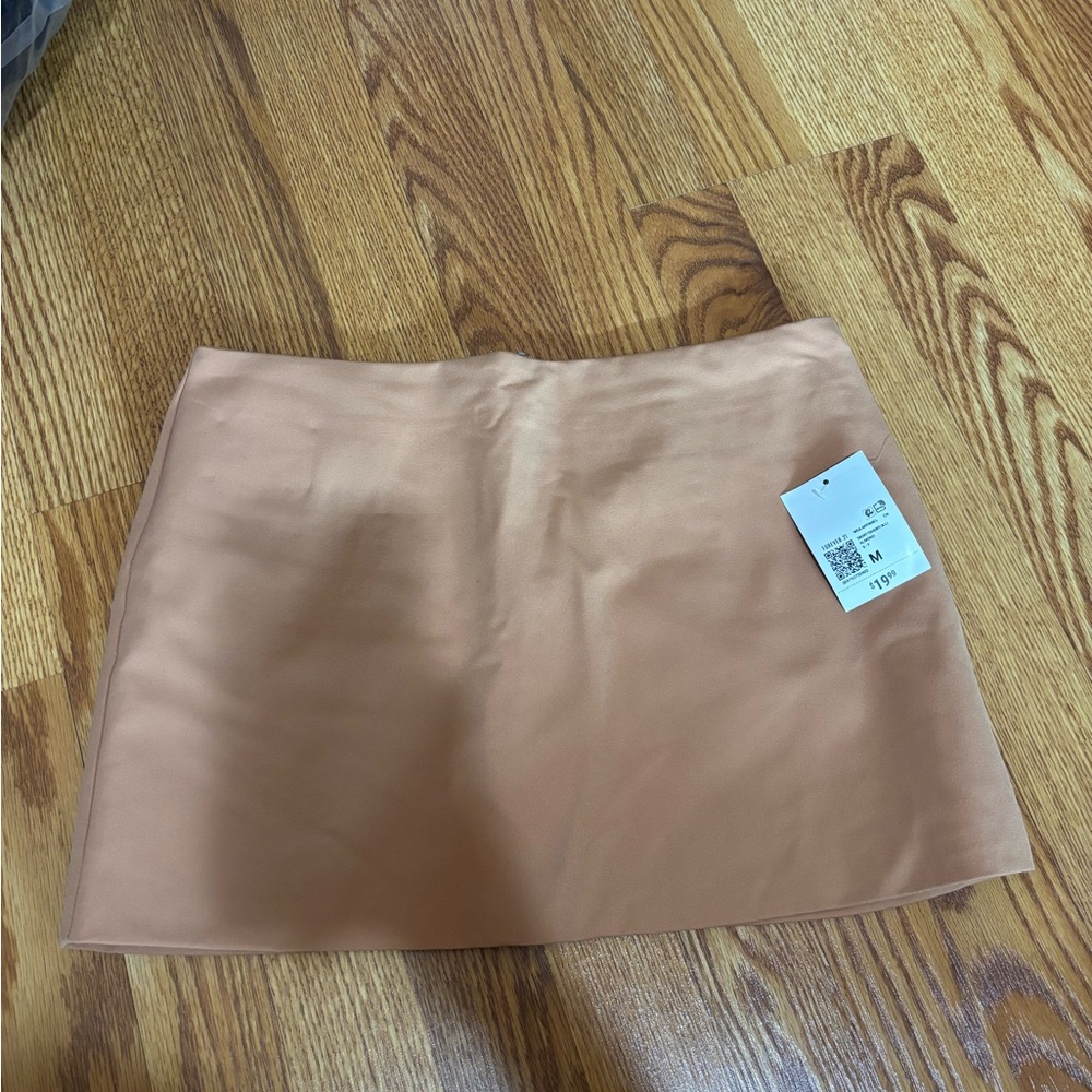 Forever 21 Smooth Tan Mini Skirt